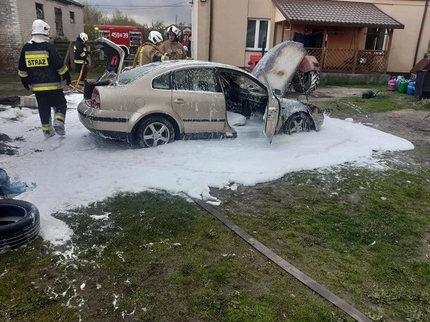 Pożar wybuchł w czwartek około godziny 18. Ogień pojawił się...