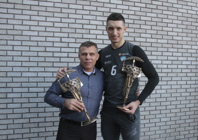 Zdzisław Kolanek (od lewej) i Wojciech Żaliński to zwycięzcy zeszłorocznego Plebiscytu Sportowego "Echa Dnia".