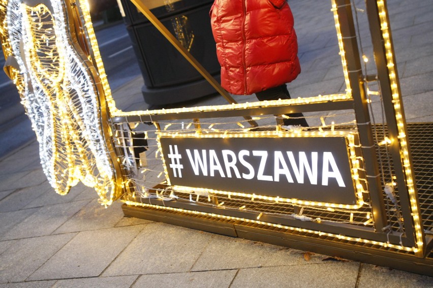 Iluminacja świąteczna Warszawa 2018