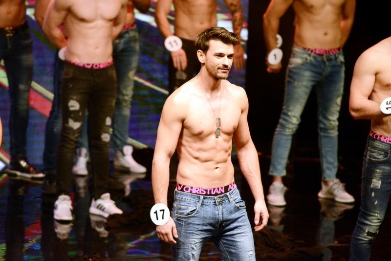 Tomek Zarzycki nna gali Mister Polski 2018.