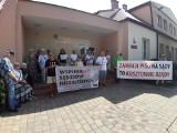 Ostrołęka. Protest sędziów przed Sądem Okręgowym. 18.08.2022