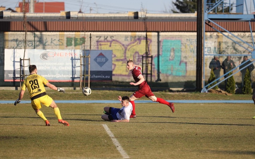 Mecz Olimpia Zambrów - Mazur Ełk