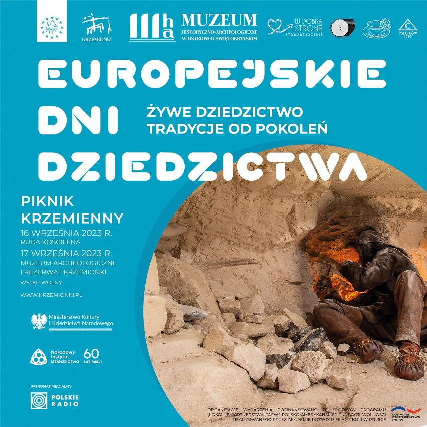 Europejskie Dni Dziedzictwa w Muzeum Archeologicznym i Rezerwacie Krzemionki. Pikniki krzemienne 16 i 17 września