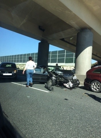 Wypadek na A4 pod Tarnowem. Karambol siedmiu samochodów [ZDJĘCIA]