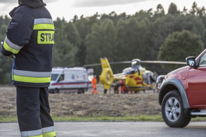 Wypadek na przejeździe w Chodzieży