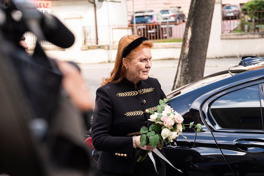 Brytyjska księżna Sarah Ferguson odwiedziła Śląskie Centrum...