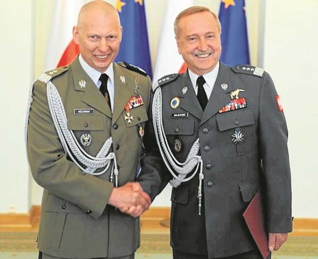 Gen. Lech Majewski (z prawej) i gen. Mirosław Różański