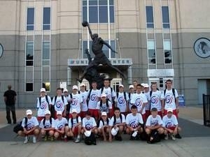 Młodzi wiślacy przed halą United Center