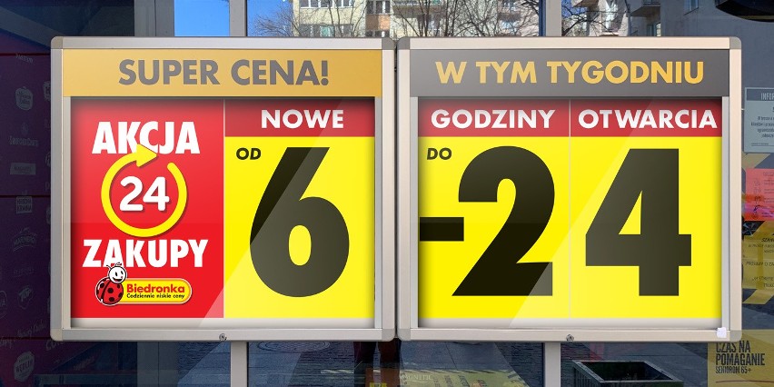 Biedronka wydłuża godziny działania od 10.10 2020 r....