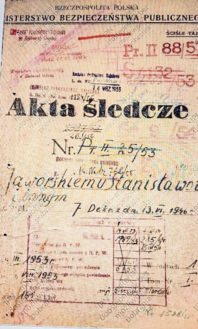Po ogłoszeniu wyroku, Stanisław Jaworski przez kilka miesięcy przebywał w Więzieniu Karno-Śledczym w Zielonej Górze, przy ulicy Łużyckiej.To właśnie z tego miejsca, na początku lutego 1954 r. napisał do Przewodniczącego Rady Państwa, Aleksandra Zawadzkiego prośbę o ułaskawienie.
