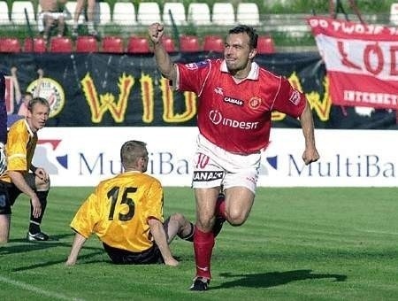 Robert Dymkowski w barwach Widzewa