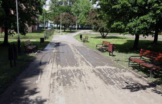 W parku Podolskim powstał ostatnio specjalny tor dla rolkarzy