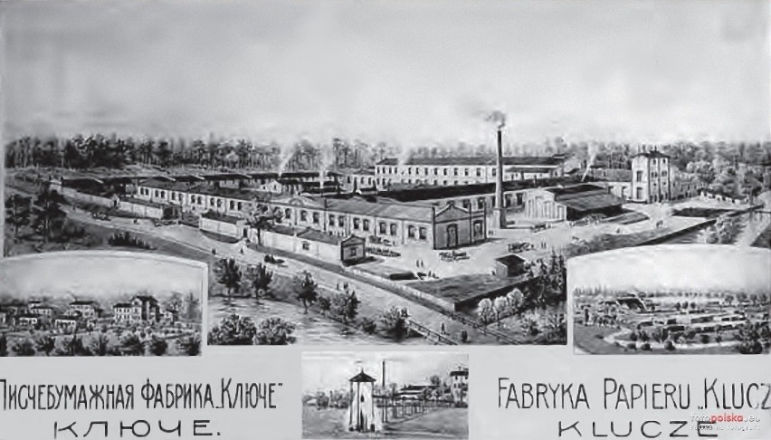 Papiernia w Kluczach - lata 1900-1910