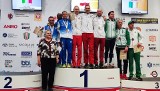 Złote medale zawodników LKS Ziemi Puckiej na mistrzostwach świata w Toruniu. Na podium Rafał Kownatke i Grzegorz Kujawski z nowym rekordem