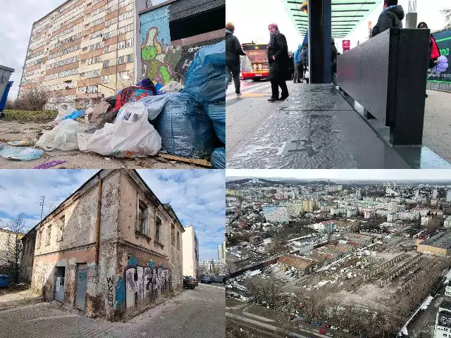 Dziury, śmieci i zrujnowane budynki - mieszkańcy wskazali miejsca w Kielcach, o które warto by było zadbać.