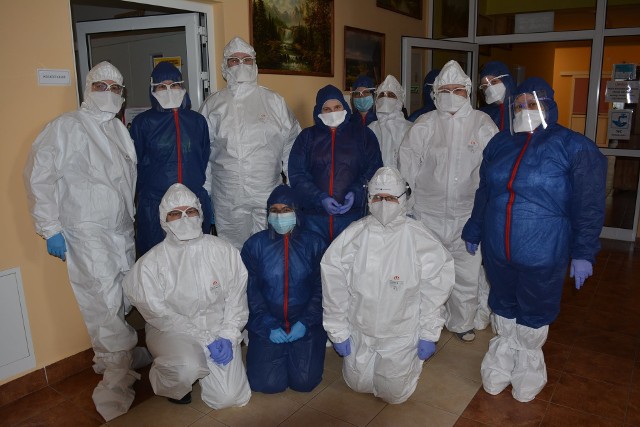 Personel Hospicjum w Miechowie w czasie pandemii