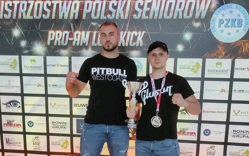 Cezary Osieł ze Sportowego Klubu Kick-Boxing Politechniki Lubelskiej wicemistrzem Polski