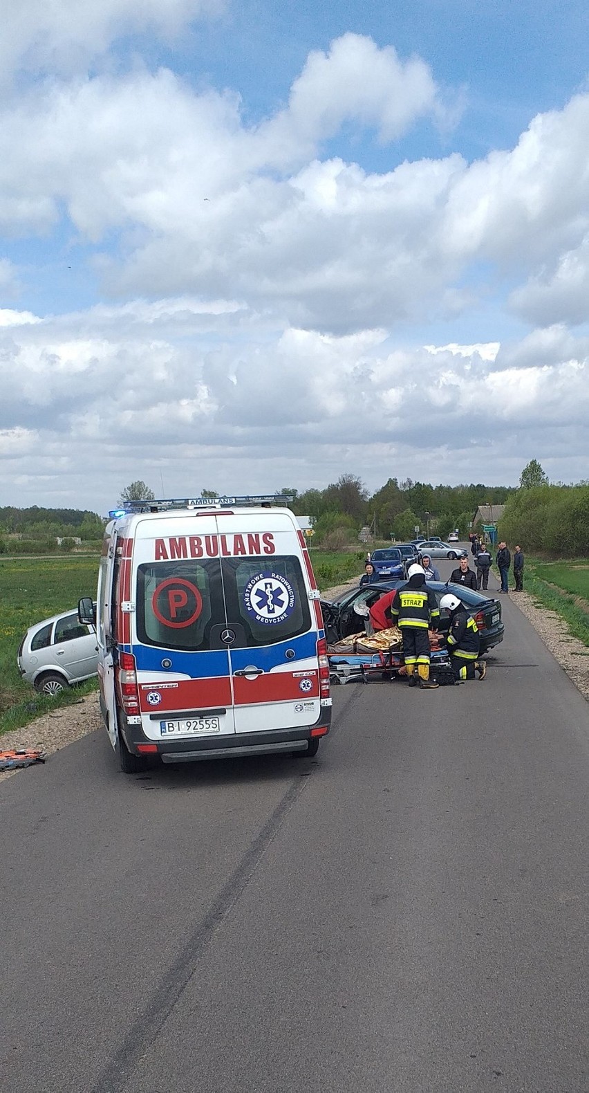 Do akcji ratunkowe zadysponowano strażaków z Bielska...