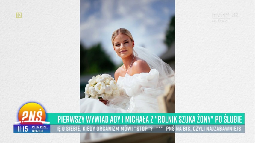 Michał Tyszka i Adrianna Jasiaczek z „Rolnik szuka żony 9” w „Pytanie na śniadanie” opowiadają o ślubie. Jak się czują jako mąż i żona?