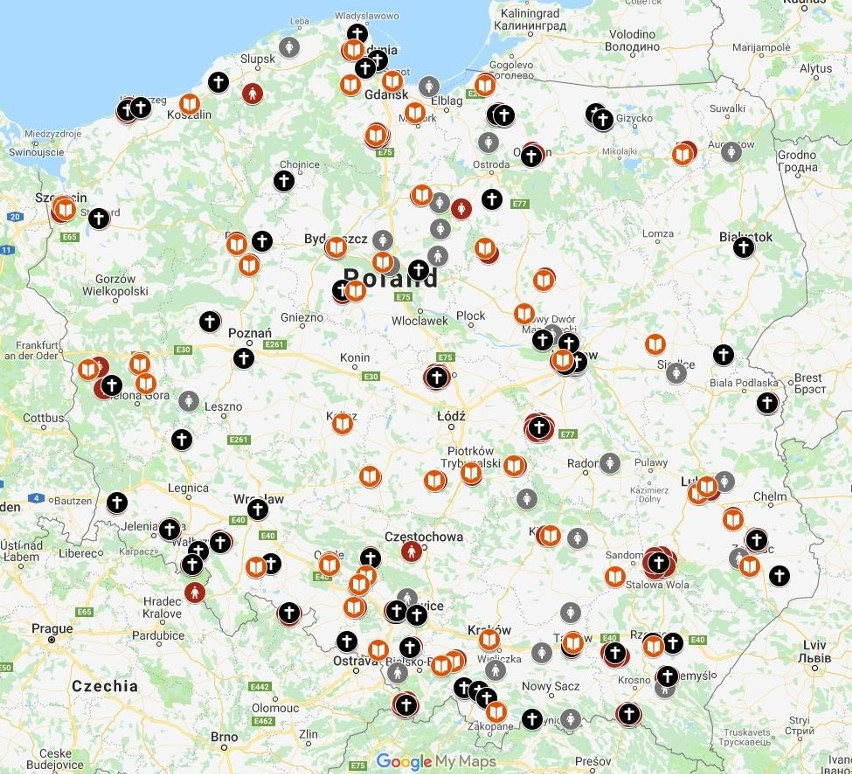 Polska mapa księży pedofilów i ich ofiar