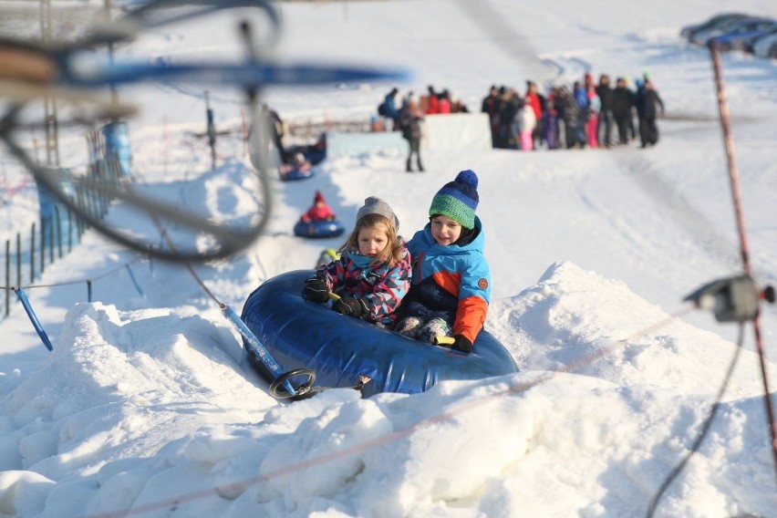 Snowtubing w Niestachowie - atrakcja dla najmłodszych