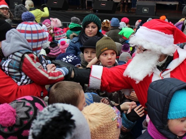 Mikołaj na Rynku w Grudziądzu