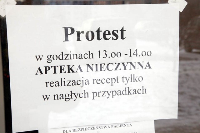 Apteki będą realizowały recepty tylko w nagłych przypadkach