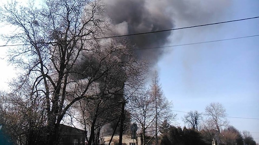 Pożar w Mikołowie w nieczynnej hali