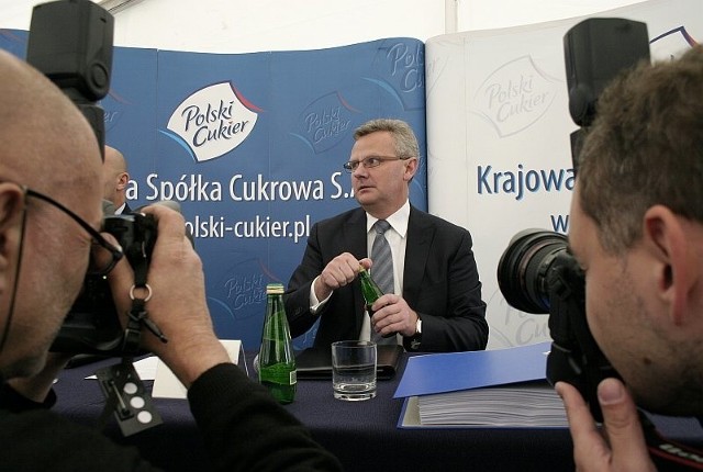 Podczas konferencji w Kruszwicy Aleksander Grad, minister skarbu, zapewniał, że KSC jest w świetnej kondycji