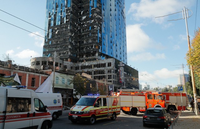 Rosyjskie rakiety były wycelowane w cywilną infrastrukturę. Zdjęcie ilustracyjne