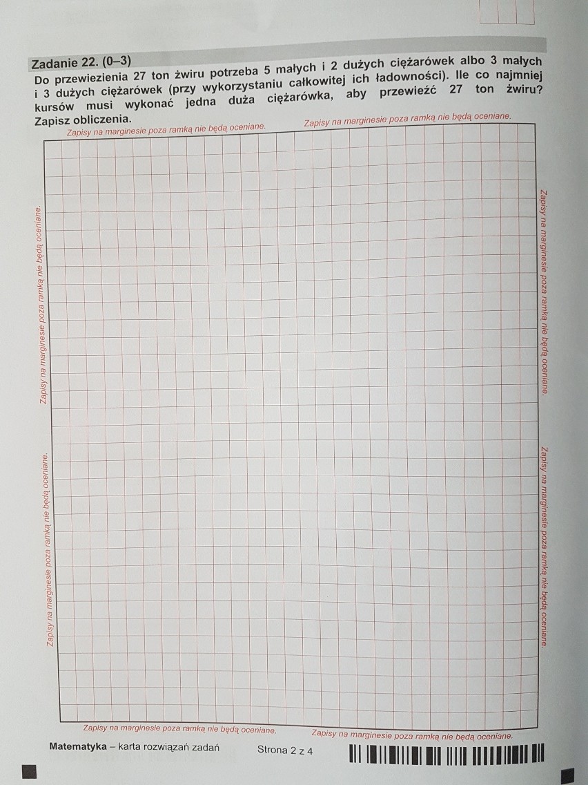 Egzamin gimnazjalny 2017 [MATEMATYKA] - odpowiedzi - arkusze - pytania