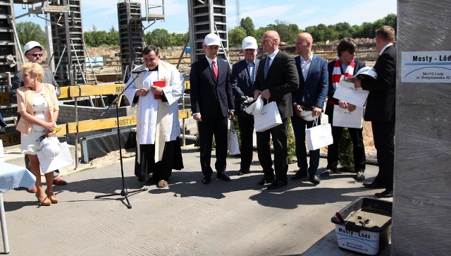 Wbudowano kamień węgielny pod budowę stadionu Widzewa