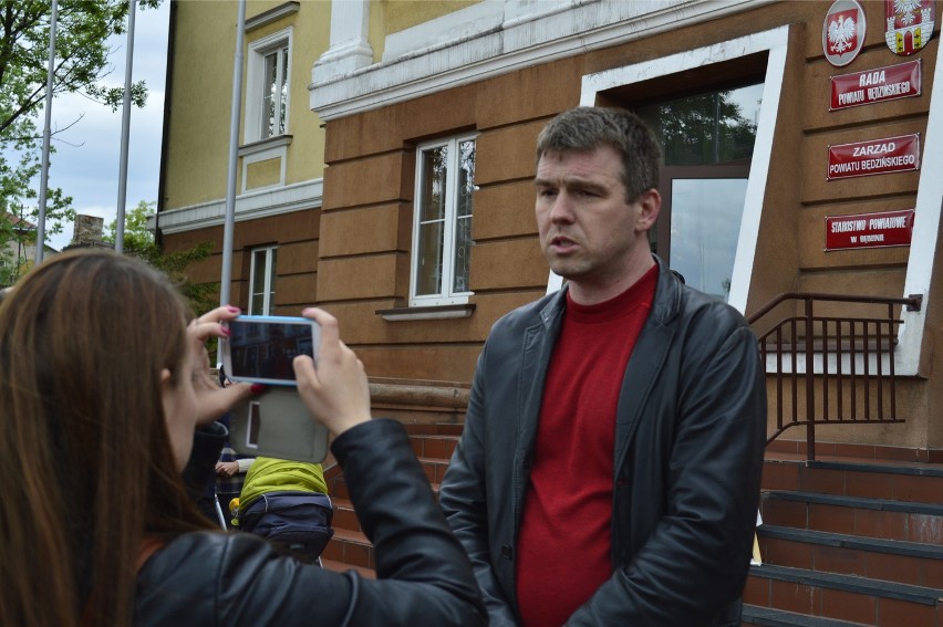 Protest przeciwko likwidacji Teatru Dzieci Zagłębia