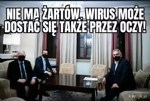 Jarosław Kaczyński w maseczce. Tak ją trzeba nosić? Zobacz memy internautów