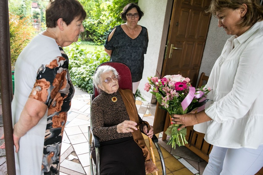 104. urodziny Aurelii Liwińskiej z Torunia.