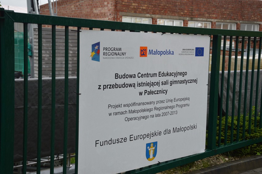 Plac budowy Centrum Rozwoju Społecznego w Pałecznicy