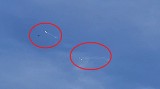 Samolot nad Przyborowem koło Nowej Soli wypuszczał "kule ognia"? Co to było? Zobacz nagranie Czytelniczki 