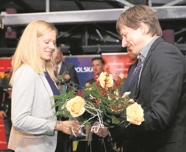 Magdalena Majka reprezentowała męża Rafała na plebiscytowej gali