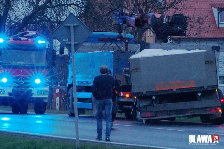 Groźny wypadek na drodze Wrocław – Oława