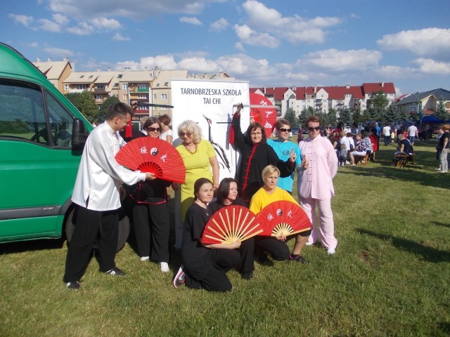 Był także pokaz uczestników tarnobrzeskiej szkoły Tai Chi