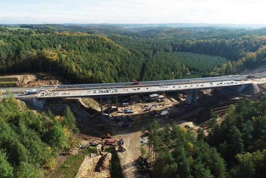 Dzieje się na budowie S6. Zobacz najnowsze zdjęcia z realizacji Trasy Kaszubskiej