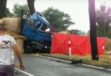 Tragiczny wypadek na drodze K22 Kostrzyn - Słońsk. Nie żyje kierowca ciężarówki. Próbował ominąć opla [ZDJĘCIA]