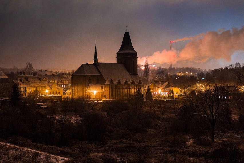 Zabrze nocą