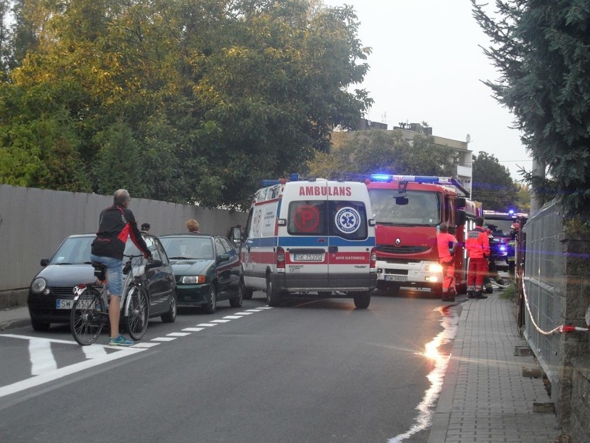 Pożar domu na os. Ustronie w Świętochłowicach