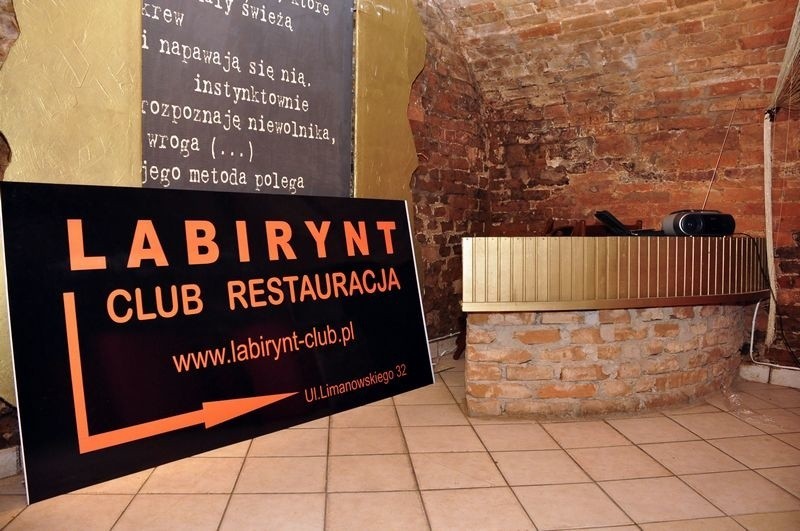 Labirynt - nowy klub przy ul. Limanowskiego