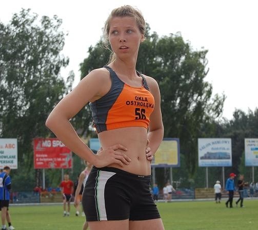 Magdalena Wołejszo okazała się najlepsza w konkursie skoku w dal.