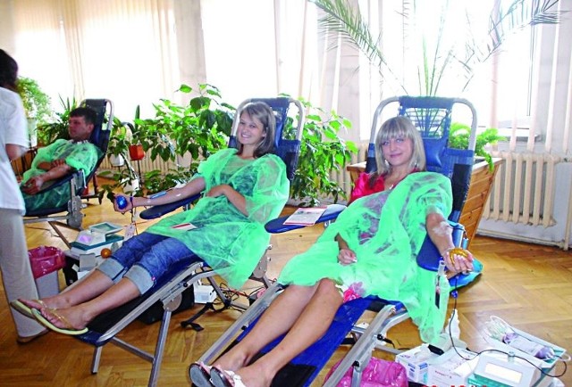 Ostatnia akcja oddawania krwi odbyła się w komendzie PSP w Mońkach