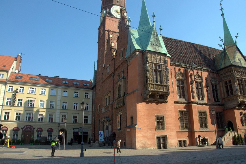 Wrocław: Zeskanowali fragment ratusza, by wydrukować go w 3D (ZOBACZ FILM, ZDJĘCIA)