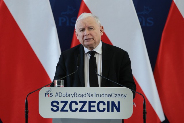 Jarosław Kaczyński w Szczecinie