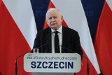 Jarosław Kaczyński w Szczecinie. "Najpierw jest Polska, a później Europa"